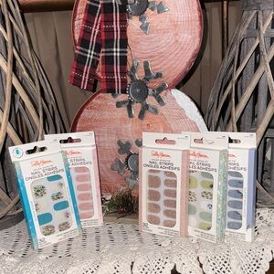 Sally Hansen Nail Strips - Pink, Gold, Blue